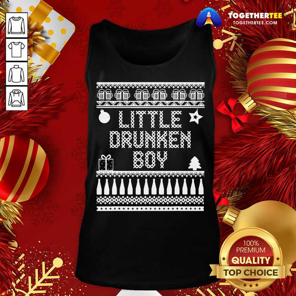 Little Drummer Christmas Parody Little Drunken Boy Tank Top - Design By Togethertee.com Little Drummer Christmas Parody Little Drunken Boy Tank Top - Design By Togethertee.com