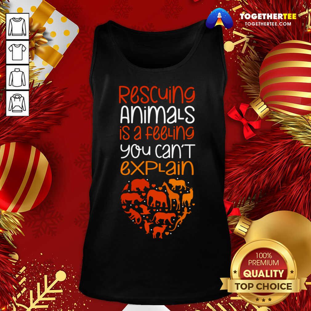 Rescuing Animals Quote Animal Rescue Tank Top - Design By Togethertee.com Rescuing Animals Quote Animal Rescue Tank Top - Design By Togethertee.com