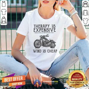 Therapy Is Expensive Wind Is Cheap V-neck - Design By Togethertee.com