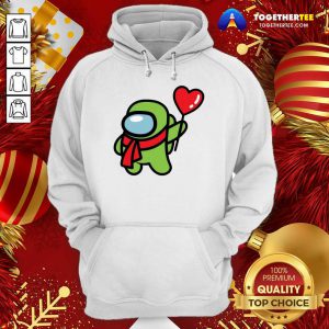 Among Us Heart 2021 Valentine Hoodie - Design By Togethertee.com