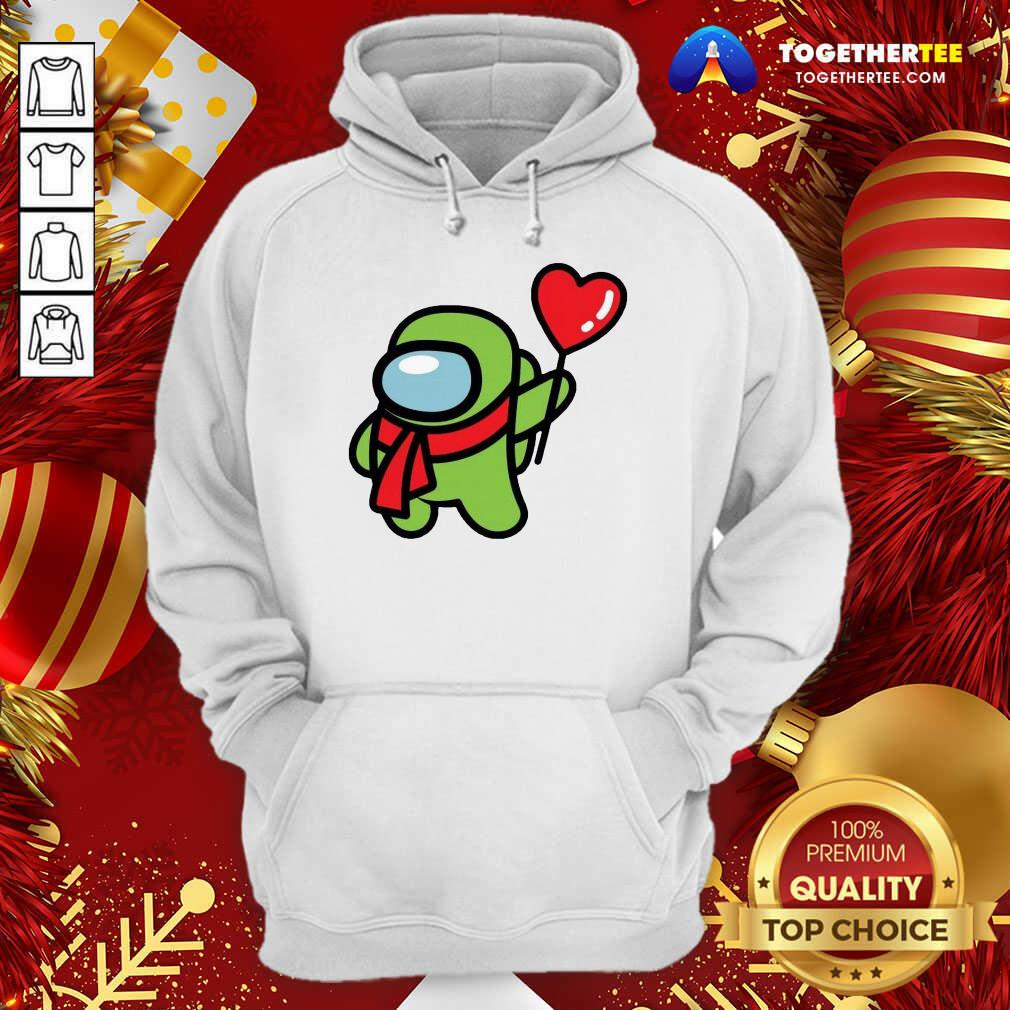 Among Us Heart 2021 Valentine Hoodie - Design By Togethertee.com Among Us Heart 2021 Valentine Hoodie - Design By Togethertee.com