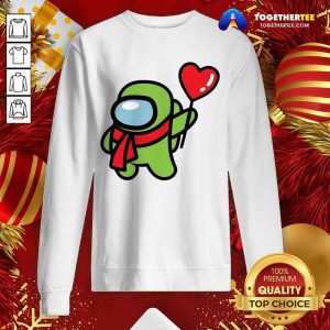 Among Us Heart 2021 Valentine Sweatshirt - Design By Togethertee.com