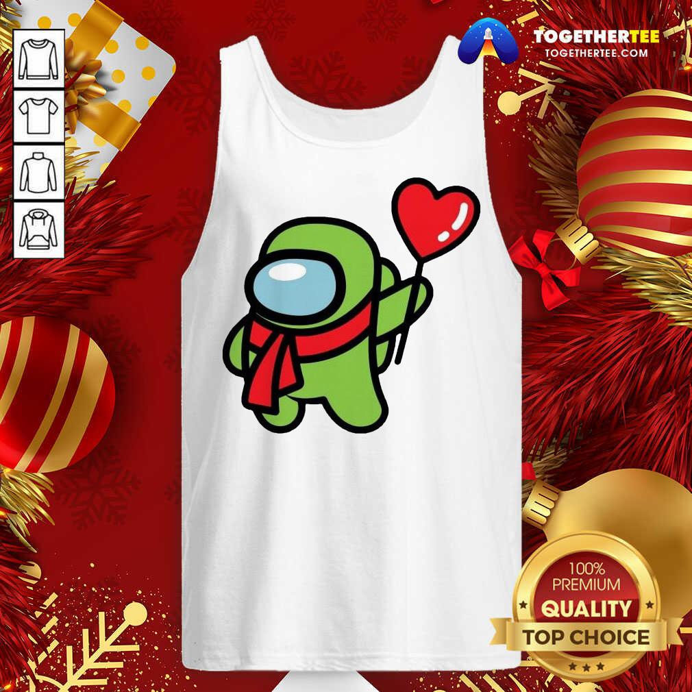Among Us Heart 2021 Valentine Tank Top - Design By Togethertee.com Among Us Heart 2021 Valentine Tank Top - Design By Togethertee.com