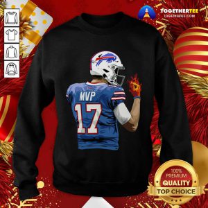 Buffalo Bills Josh Allen Hot Hand Sweatshirt - Design By Togethertee.com