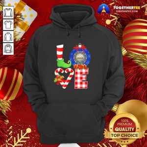 Elf Love Seal Of The State Of Hampshire 1776 Christmas Hoodie - Design By Togethertee.com