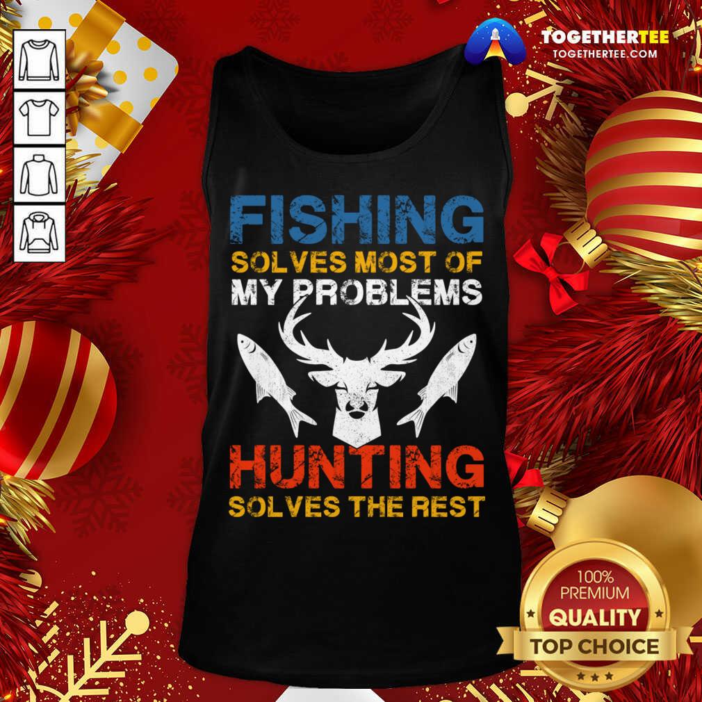 Fishing And Hunting Gift Christmas Humor Hunter Cool Tank Top - Design By Togethertee.com Fishing And Hunting Gift Christmas Humor Hunter Cool Tank Top - Design By Togethertee.com