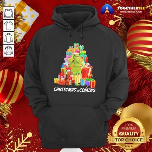 Grinch And Dog Christmas Is Coming Christmas Gift Hoodie - Design By Togethertee.com