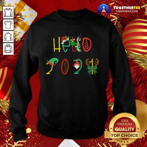 Hello 2021 Funny Happy New Year Sweatshirt - Design By Togethertee.com