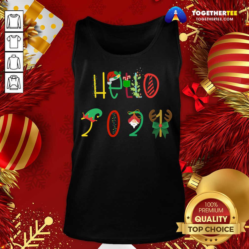 Hello 2021 Funny Happy New Year Tank Top - Design By Togethertee.com Hello 2021 Funny Happy New Year Tank Top - Design By Togethertee.com