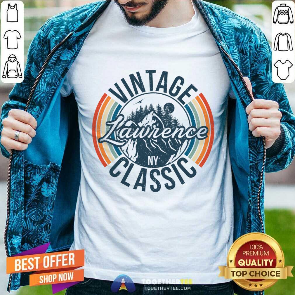 Happy I Love Lawrence New York Retro Vintage Classic T-Shirt I Love Lawrence New York Retro Vintage Classic T-Shirt - Design By Togethertee.com