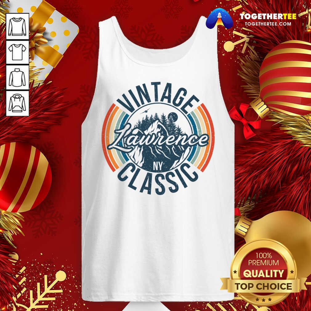 I Love Lawrence New York Retro Vintage Classic Tank Top - Design By Togethertee.com I Love Lawrence New York Retro Vintage Classic Tank Top - Design By Togethertee.com