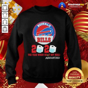 Buffalo Bills Face Mask 2020 Toilet Paper The Year When Shit Got Real #Quarantined Sweatshirt - Design By Togethertee.com
