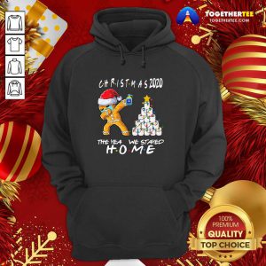 Christmas 2020 The Year We Stayed Quarantine Gingerbread Wear Mask Toilet Paper Tree Hoodie - Design By Togethertee.com
