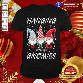 Hanging With My Gnomies Nordic Santa Christmas Gnome Pajama Gifts T-Shirt - Design By Togethertee.com