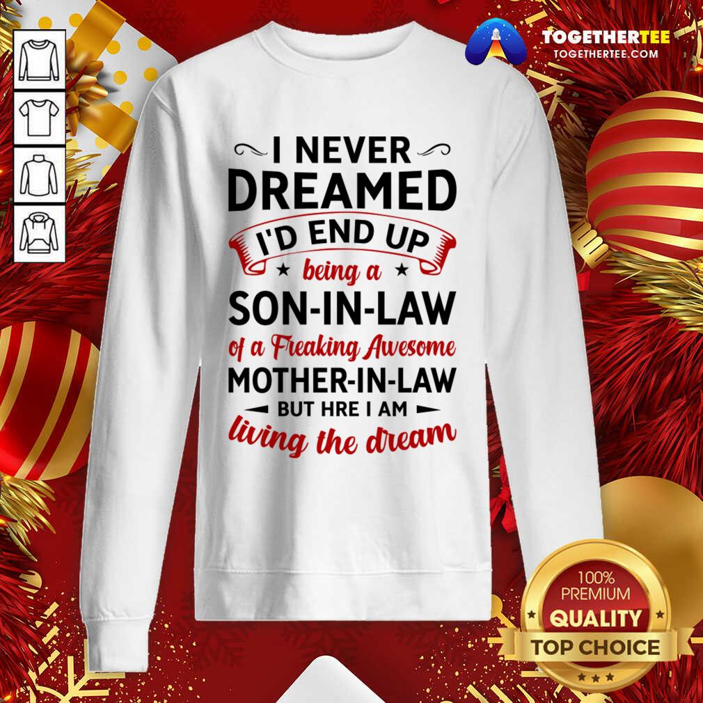 Funny Mother In Law Son In Law T-Shirt - "Son In Law Of A Freaking Awesome Mother In Law" Men & Women - View #5