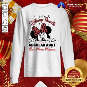 Minnie I’m A Disney Auntie It’s Like A Regular Aunt But More Magical Sweatshirt - Design By Togethertee.com