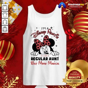 Minnie I’m A Disney Auntie It’s Like A Regular Aunt But More Magical Tank Top - Design By Togethertee.com