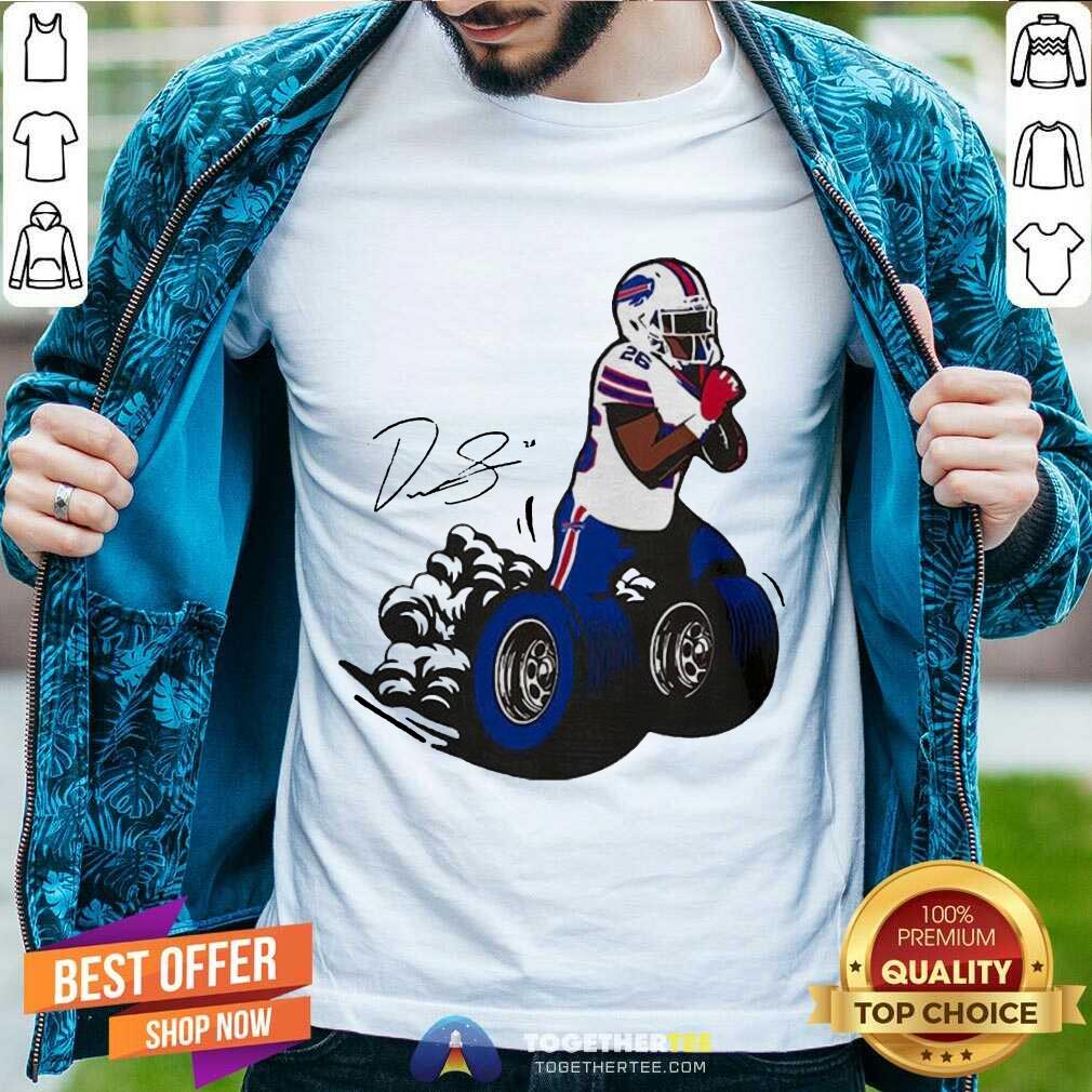 Nice Buffalo Bills Fan Box Devin Singletary Motor Signature Shirt Buffalo Bills Fan Box Devin Singletary Motor Signature Shirt - Design By Togethertee.com
