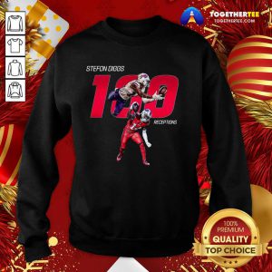 Buffalo Bills Stefon Diggs 100 Receptions Sweatshirt - Design By Togethertee.com
