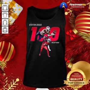 Buffalo Bills Stefon Diggs 100 Receptions Tank Top - Design By Togethertee.com
