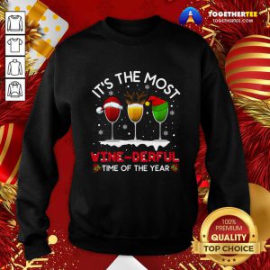 Christmas Wine Xmas Alcohol Pajama Pj Tops For Women Sweatshirt - Design By Togethertee.com