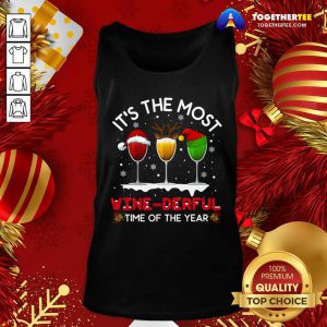 Christmas Wine Xmas Alcohol Pajama Pj Tops For Women Tank Top - Design By Togethertee.com