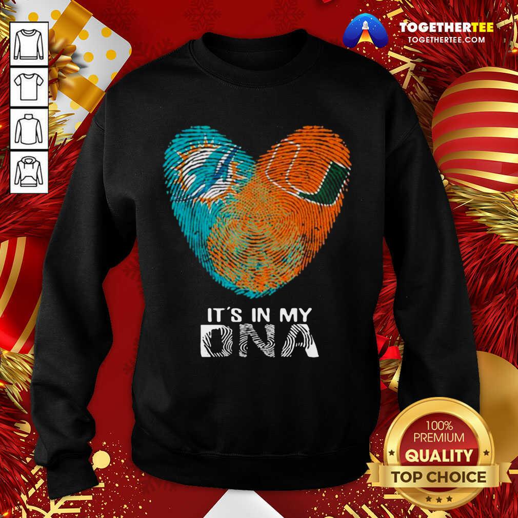 Dolphins Hurricanes It’s In My Dna Heart Fingerprints Sweatshirt - Design By Togethertee.com Dolphins Hurricanes It’s In My Dna Heart Fingerprints Sweatshirt - Design By Togethertee.com