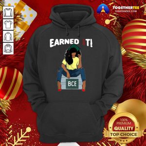 Earned It Bachelor Of Civil Engineering Bce Black Graduate Hoodie - Design By Togethertee.com