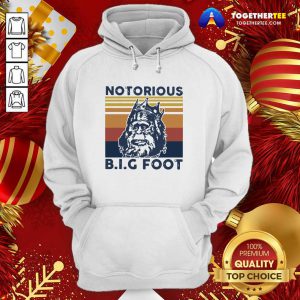 Notorious Bigfoot King Vintage Hoodie - Design By Togethertee.com