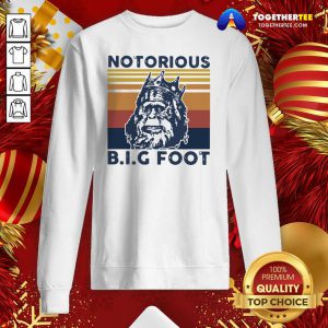 Notorious Bigfoot King Vintage Sweatshirt - Design By Togethertee.com