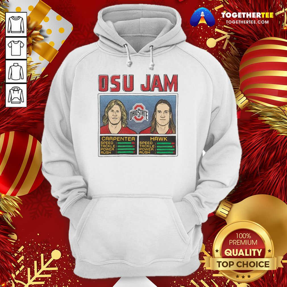 Osu Jam Ohio State Carpenter Hawk Classic Hoodie - Design By Togethertee.com Osu Jam Ohio State Carpenter Hawk Classic Hoodie - Design By Togethertee.com