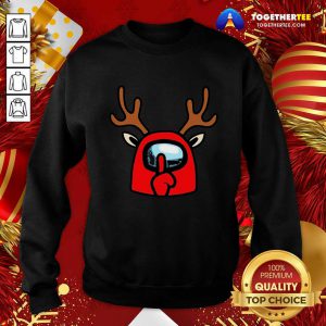 Among Us Reindeer Imports Sweatshirt - Design By Togethertee.com