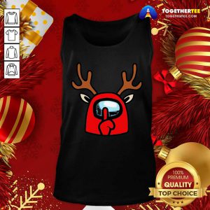Among Us Reindeer Imports Tank Top - Design By Togethertee.com