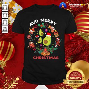 Avo Merry Christmas T-Shirt - Design By Togethertee.com