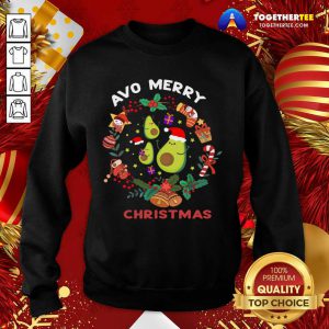 Avo Merry Christmas Sweatshirt - Design By Togethertee.com