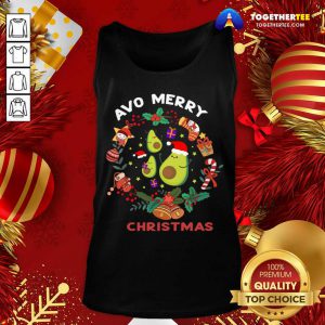 Avo Merry Christmas Tank Top - Design By Togethertee.com
