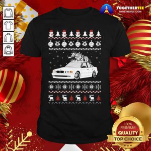 BMW E38 Ugly Christmas Shirt - Design By Togethertee.com