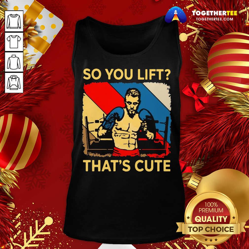 Boxing So You Lift That’s Cute Vintage Tank Top - Design By Togethertee.com Boxing So You Lift That’s Cute Vintage Tank Top - Design By Togethertee.com