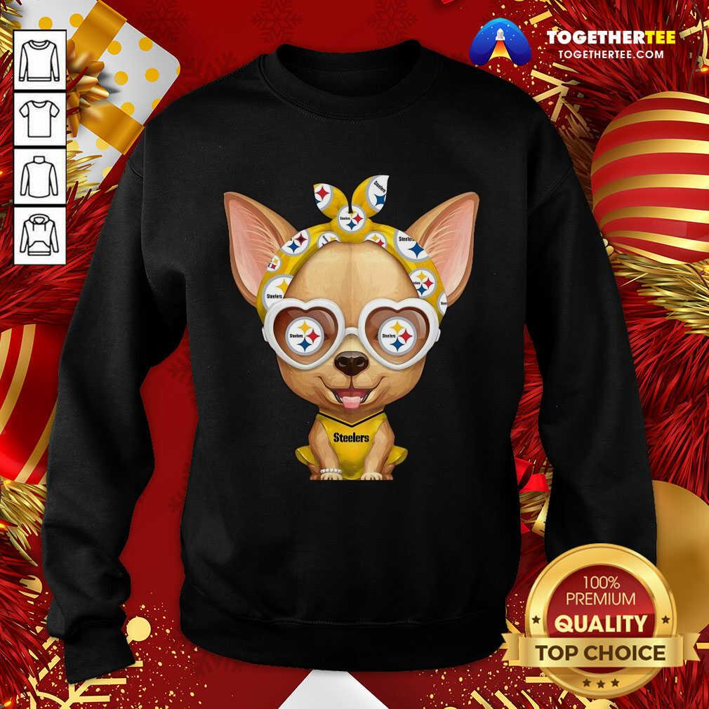 Chihuahua Pittsburgh Steelers Sweatshirt - Design By Togethertee.com Chihuahua Pittsburgh Steelers Sweatshirt - Design By Togethertee.com