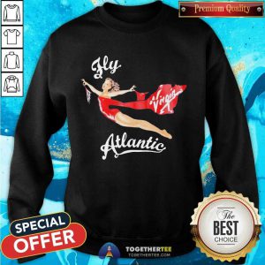 Fly Virgin Atlantic Princess Diana Sweatshirt - Design By Togethertee.com