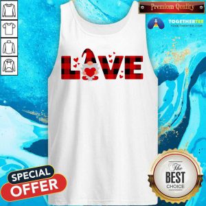 Gnome Love Valentine Tank Top - Design By Togethertee.com