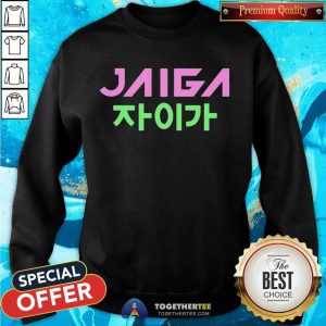 Jaiga Merch Jaiga Korean Themed With Globe Sweatshirt - Design By Togethertee.com