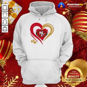 Love San Francisco 49ers Valentines Day Hoodie - Design By Togethertee.com