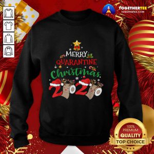 Merry Quarantine Christmas 2020 Sweatshirt - Design By Togethertee.com