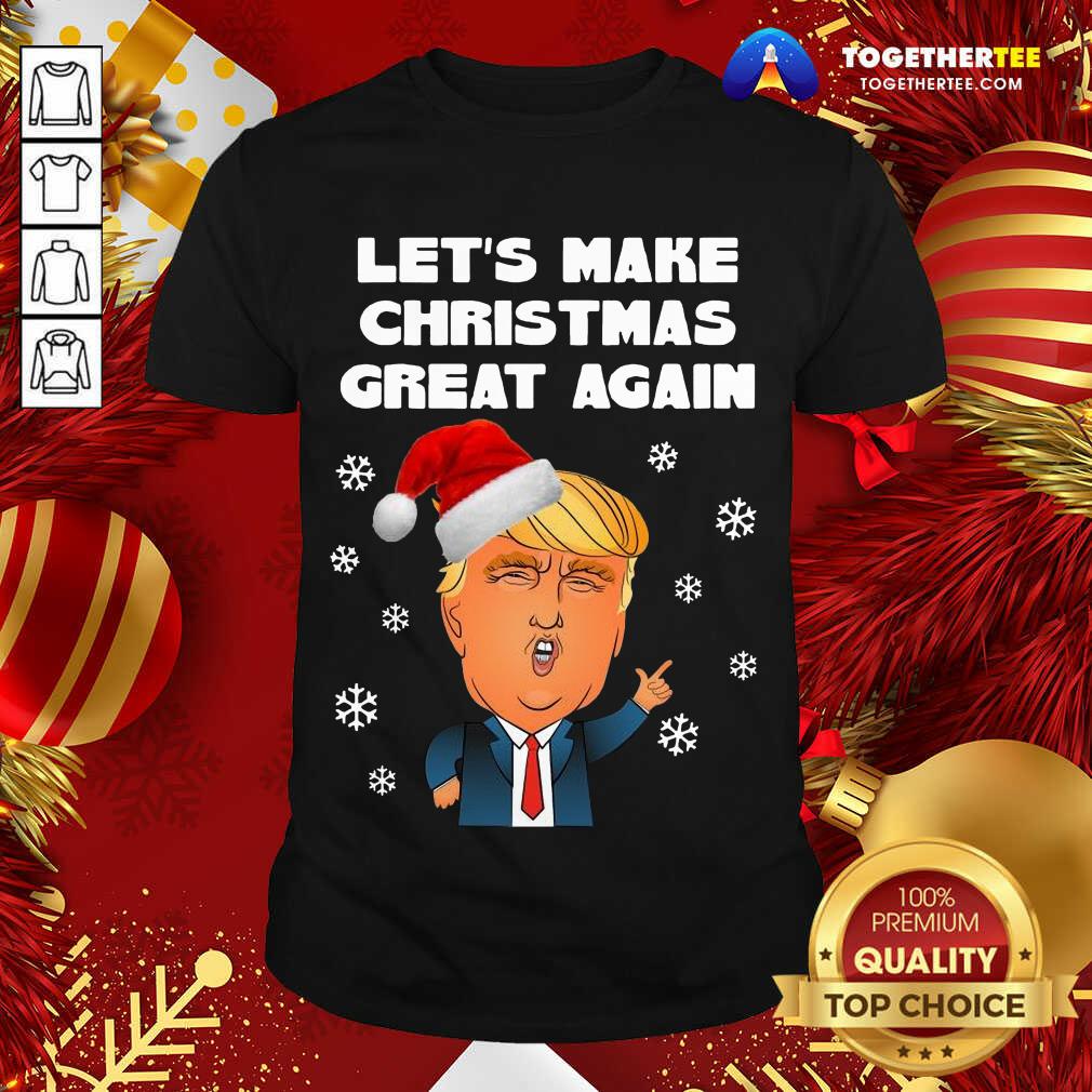 Official Santa Donald Trump Let’s Make Christmas Great Again Shirt Santa Donald Trump Let’s Make Christmas Great Again Shirt - Design By Togethertee.com