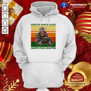 Sons Of Santa Claus North Pole Chapter Vintage Hoodie - Design By Togethertee.com