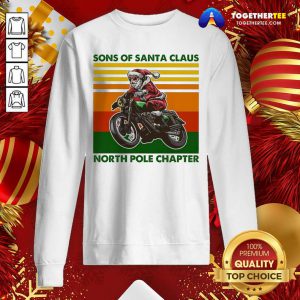 Sons Of Santa Claus North Pole Chapter Vintage Sweatshirt - Design By Togethertee.com
