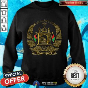 The National Emblem Of Afghanistan Sweatshirt - Design By Togethertee.com
