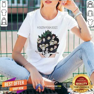 A Dozen Moria Roses V-neck - Design By Togethertee.com