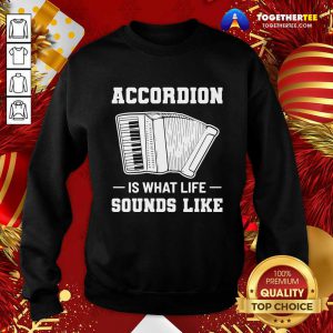 Accordion Is What Life Sounds Like Sweatshirt - Design By Togethertee.com